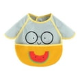 thumbnail image 1 of Fiudx Babero Antimanchas Sprout Baby, Diseño de Manga Larga con Recogedor de Comida, Tejido de Poliéster Fácil de Limpiar, Ideal para Comer y Actividades Al Aire Libre, Lavable a Máquina, Talla Única, 1 of 4