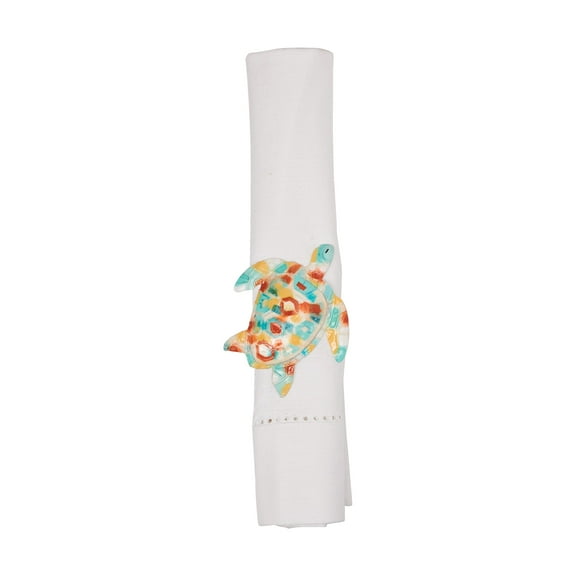 Caicos Sea life Napkin Ring A/2