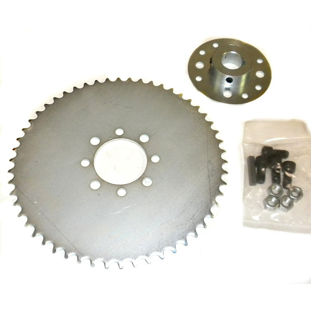 Go Kart Sprocket & Hub for 1" Axle 54T for 41 Chain