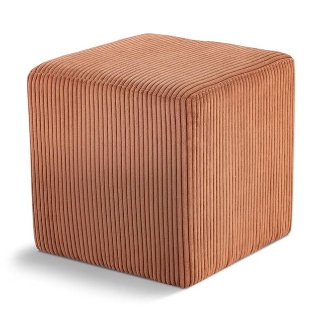 Meridian Furniture Roy Cognac Ottoman/Stool