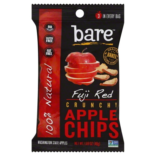 Bare Naturally Baked Crunchy Fuji & Reds Apple Chips, 1.7 Oz. - Walmart