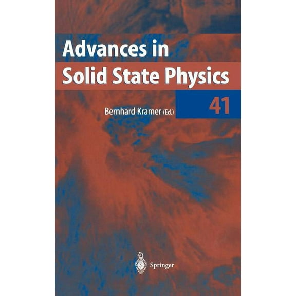 Advances in Solid State Physics Advances in Solid State Physics, Book 41, (Hardcover)