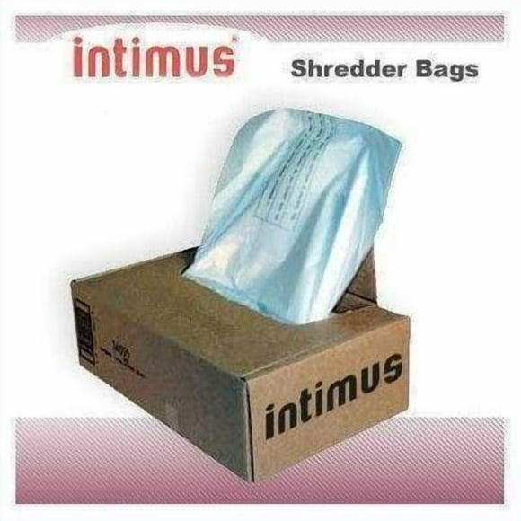 Intimus PB7 Shredder Bags (50 Bags) for use with Intimus 15.50 and 16.50S Series Paper Shredders, 50 Paper Shredder Bags