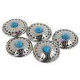 thumbnail image 4 of Rongfmy 5pcs NO-SEW Metal Tack Snap Studs Buttons Snap Fasteners Leather Jeans Buttons 4, 4 of 9