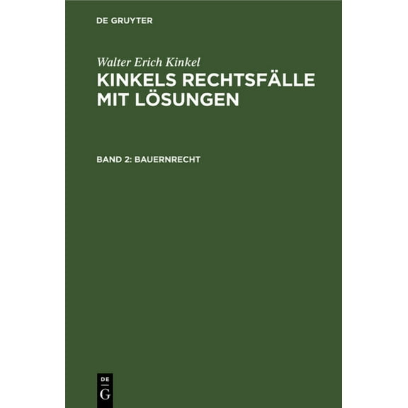 Bauernrecht, (Hardcover)