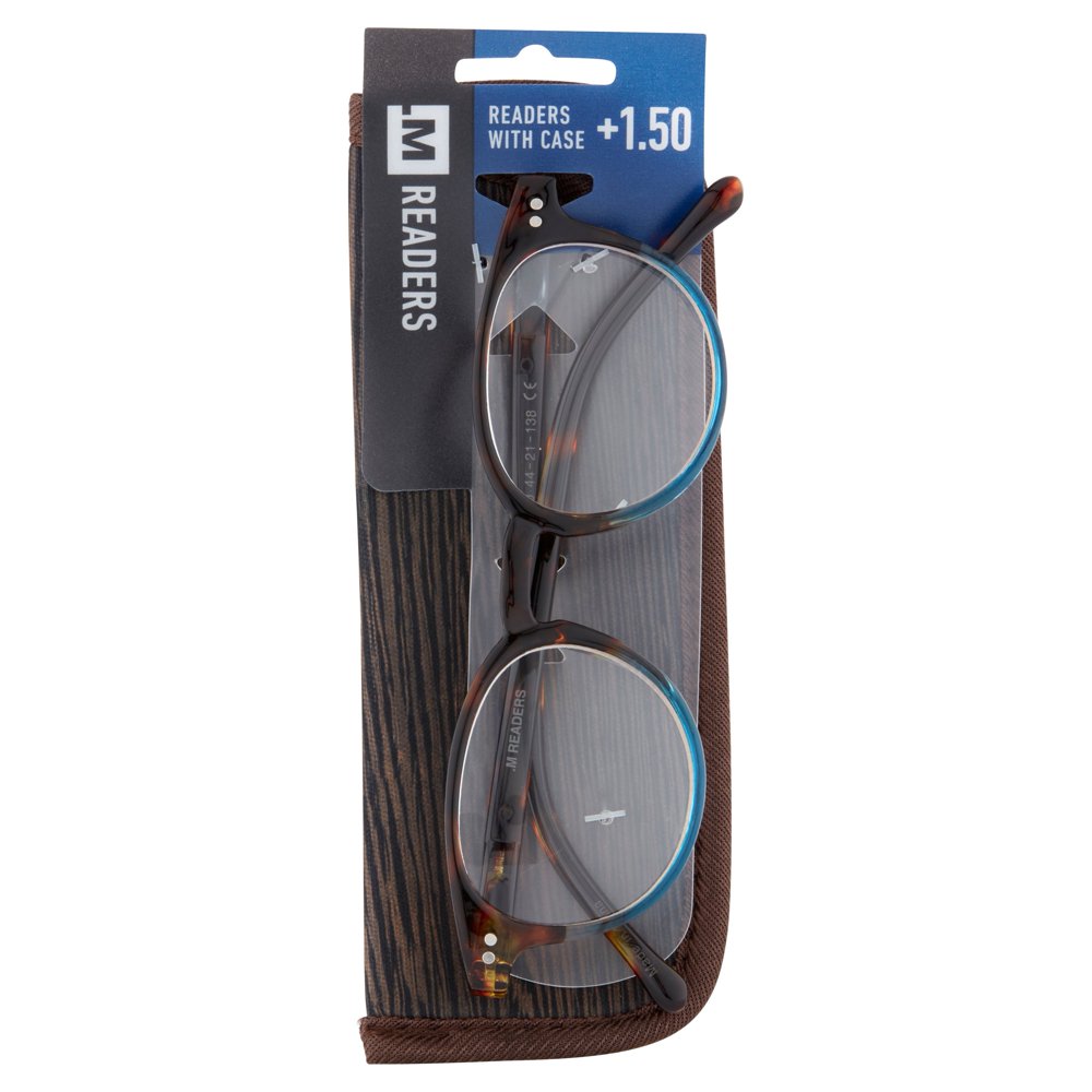 M Readers +1.50 Readers with Case