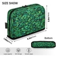 thumbnail image 3 of Vertical Pencil Case Pencil Bag Pencil Cases Large Capacity Storage Pencil Box Paintbrush Box Office Supplies Box Pretty Green Four-leaf Clover, 3 of 7
