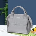 thumbnail image 4 of Teissuly Clearance Portable Soft Sided Cooler Bag - Modern Picnic Lunch Bag - Foldable Soft Cooler Insulated ＆ Leak Proof For Travel, Camping, Beach Picnic, Keeps Warm, Cold(Gray, ) Teissuly WER2023081406429, 4 of 7