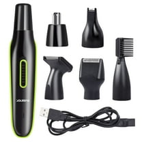 5 in 1 Rechargeable Electric Nose Hair Trimmer Removal Clipper Shaver Machine Beard Eyebrow Trimmer for Men Nose Hair Cutter