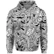 thumbnail image 3 of Sudadera con capucha con estampado de sol de moda para hombre, sudaderas de tendencia para hombre, camisa con capucha cómoda y versátil e informal, 3 of 4