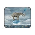thumbnail image 3 of ABPHQTO Surreal Elephant Middle Sea Pet Dog Cat Bed Pee Pads Mat Cushion Potty Dogsblankets Crate Bed Kennel 14x18 inch, 3 of 4