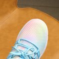 thumbnail image 3 of Kushyshoo Kids Sneakers Gradient Blue Running Athletic Shoes for Girls Size 2 (Big Kid), 3 of 6