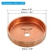 thumbnail image 2 of Tapa de extremo de cobre Uxcell, conexión de tapón de soldadura para tuberías de agua, fontanería, HVAC, sistema de refrigeración 1.64 pulgadas 5, 2 of 5