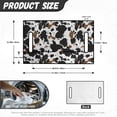 thumbnail image 7 of Whosucclay Cow Print Pattern Golf Cart Seat Cover, Breathable Anti-Slip 4 Front Storage Pockets Golf Cart Seat Protector for Club Car EZGO Yamaha, 52.36" x 32.28", 7 of 7