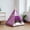Purple, variant on HOZVOMI Pet Tent with Dog Hole and Foldable Design - Comfortable Indoor/Outdoor Shelter for Small Pets