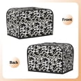 thumbnail image 3 of Rateoe Cow Skin 1 Pattern Toaster Covers 2 Slice Wide Slot,Bread Machine Cover,Bread Dust Cover & Fingerprint Protection,Appliance Covers, 3 of 7