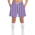 thumbnail image 2 of Fesfesfes Boys Quick Dry Swim Trunks for Summer Beach Vacation Outdoor Sports with Pockets Comfortable Casual Board Shorts for Kids and Youth(Purple#2,4-5 Years), 2 of 8