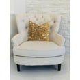 thumbnail image 2 of Plutus Golden Cosmo Textured Luxury Throw Pillow - Gold Beige - 20in. x 36in. King, 2 of 3