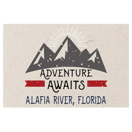 

Alafia River Florida Souvenir 2x3 Inch Fridge Magnet Adventure Awaits Design