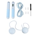 thumbnail image 2 of Cordless  Rope, Ropeless Jumping Rope ABS PVC And Steel Wire Accurate LCD Backlit Display Smart Counter  For Exercise For Men, 2 of 8