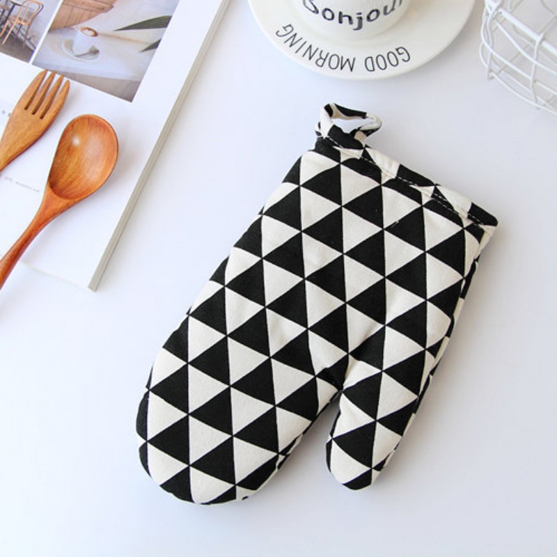 1pc Heatproof Mitten Kitchen Cooking Microwave Nonslip Insulated Oven