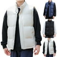 thumbnail image 6 of ZACPNCV Mens Puffer Vests Casual Zip Up Sleeveless Bubble Jackets Stand Collar Quilted Puffy Outerwear with Pockets, 6 of 6