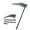 B, variant on Clearance! Zguuel Halloween Triple Skull Grim Reaper Scythe Prop, 3 Skull Scythe Costume Accessory for Cosplay Party Dress Up Decoration, Bronze