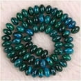 thumbnail image 2 of EOEMY 5X8mm Azurite Chrysocolla Gemstones Loose Beads 15" ##Qf374, 2 of 2