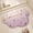 Purple516, variant on Tuvgenk Bathroom Shower Rugs Absorbent Green Cute Bathroom Floor Mats Non-Slip Printed Quick Dry Curved 16 X 24 in