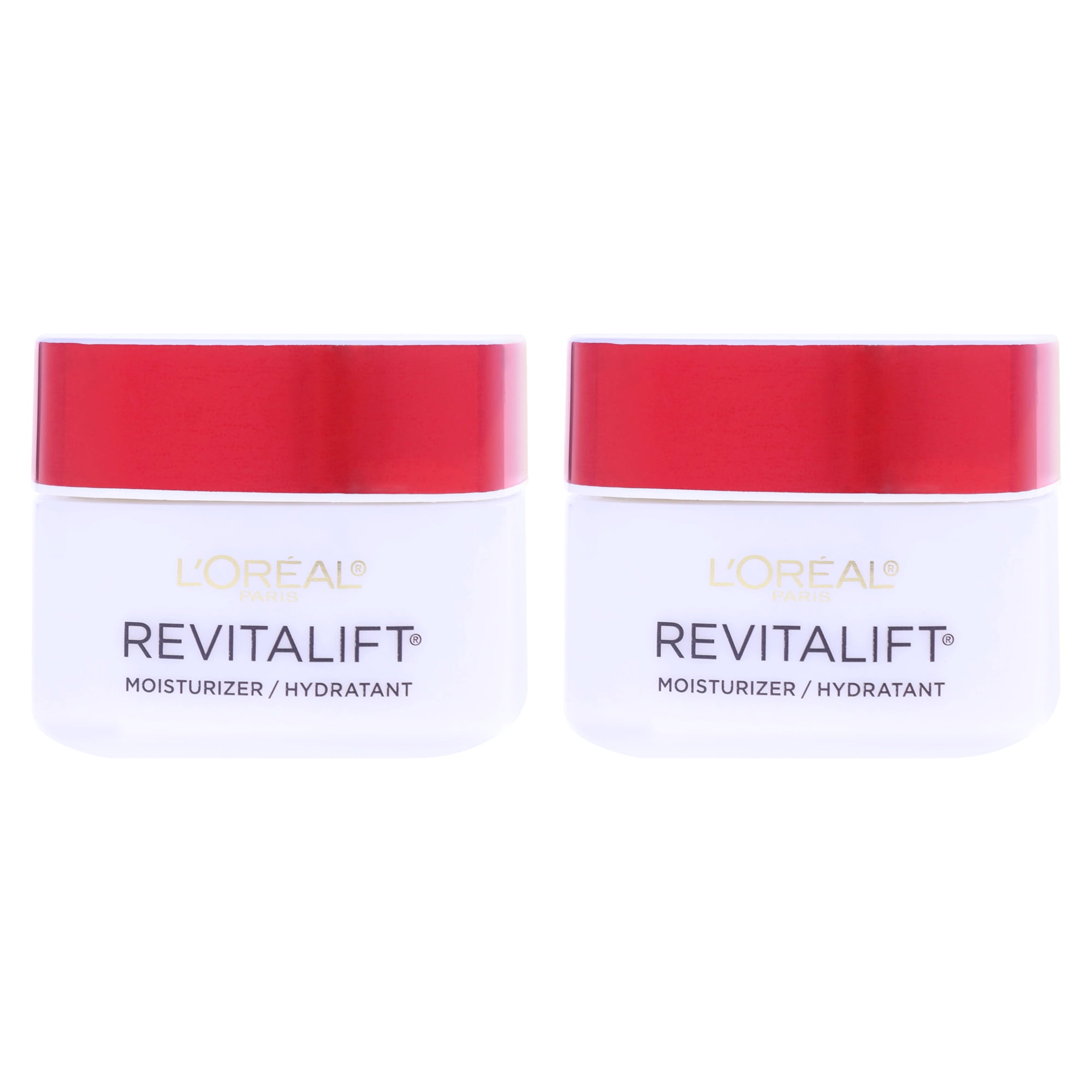 Revitalift Anti Wrinkle and Firming Day Cream by L'Oréal Paris for Unisex - 1.7 oz Moisturizer - Pack of 2