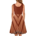 thumbnail image 3 of FKELYI Thanksgiving Sleeveless Dresses Size XL Casual Sleeveless Dress for Women Comfy Fall Turkey Tank Dress for Work, 3 of 4