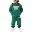 thumbnail image 5 of RMGVDSD Girls Sweatsuit Fall Bow Print Hoodie Sweatshirt Pants Set with Pockets Casual Two Piece Outfit Comfortable Stylish Clothing, 5 of 6