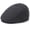 44# Black, variant on Adjustable Newsboy Hats for Men Flat Cap Irish Cabbie Tweed Gray
