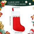 thumbnail image 3 of MesaSe 12PCS Christmas Stocking Santa Claus Candy Sock Bag  Tree Hanging Decor Gift, 3 of 4