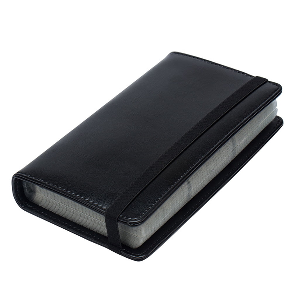 Masteelf 2 pcs  Portable Business Cards Case Creative PU Cards Container Cards Holder
