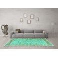 thumbnail image 3 of Ahgly Company Indoor Rectangle Persian Turquoise Blue Traditional Area Rugs, 7' x 9', 3 of 4