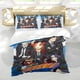 thumbnail image 5 of Renacida Conjunto de sábanas temático, trío de piezas, cómodo y amigable con la piel, diseño único, regalo de decoración para el hogar para familiares, amigos y fans,135cm *200cm, 5 of 6