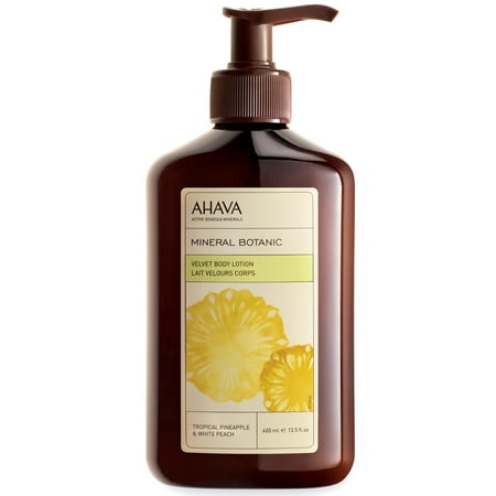 Ahava Skin Gel Ahava Mineral Botanic Velvet Body Lotion Tropical Pineapple & White Peach, 13.5 Oz ()