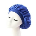 thumbnail image 2 of Polyester Nightcap Double-Side Elastic Headwear Sleep Bonnet Home Women Head Wrap Tool, 2 of 7