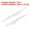 White, variant on Uxcell 5 Set RC Propellers Blade Prop 2 Vane 7.6cm Dia Plastic Blue Low-Noise RC Airplane DIY Aircraft Drone