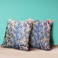 thumbnail image 4 of Tulip Bouquet Indoor/Outdoor Pillow in Blue Pink Green 26x26, 4 of 5