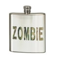 thumbnail image 2 of KuzmarK 6 oz. Stainless Steel Flask Set in Black Presentation Box -  Zombie Camoflauge, 2 of 2