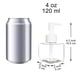thumbnail image 2 of Botellas dosificadoras Youngever de 4 oz/120 ml (transparentes con bomba blanca) x5, 2 of 4