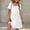 01 White, variant on Dresses for Women Elegant Classy Casual A-Line Dresses with Pockets Summer Floral Tshirt Dress Short Sleeve Mini Dress Flowy Sundresses