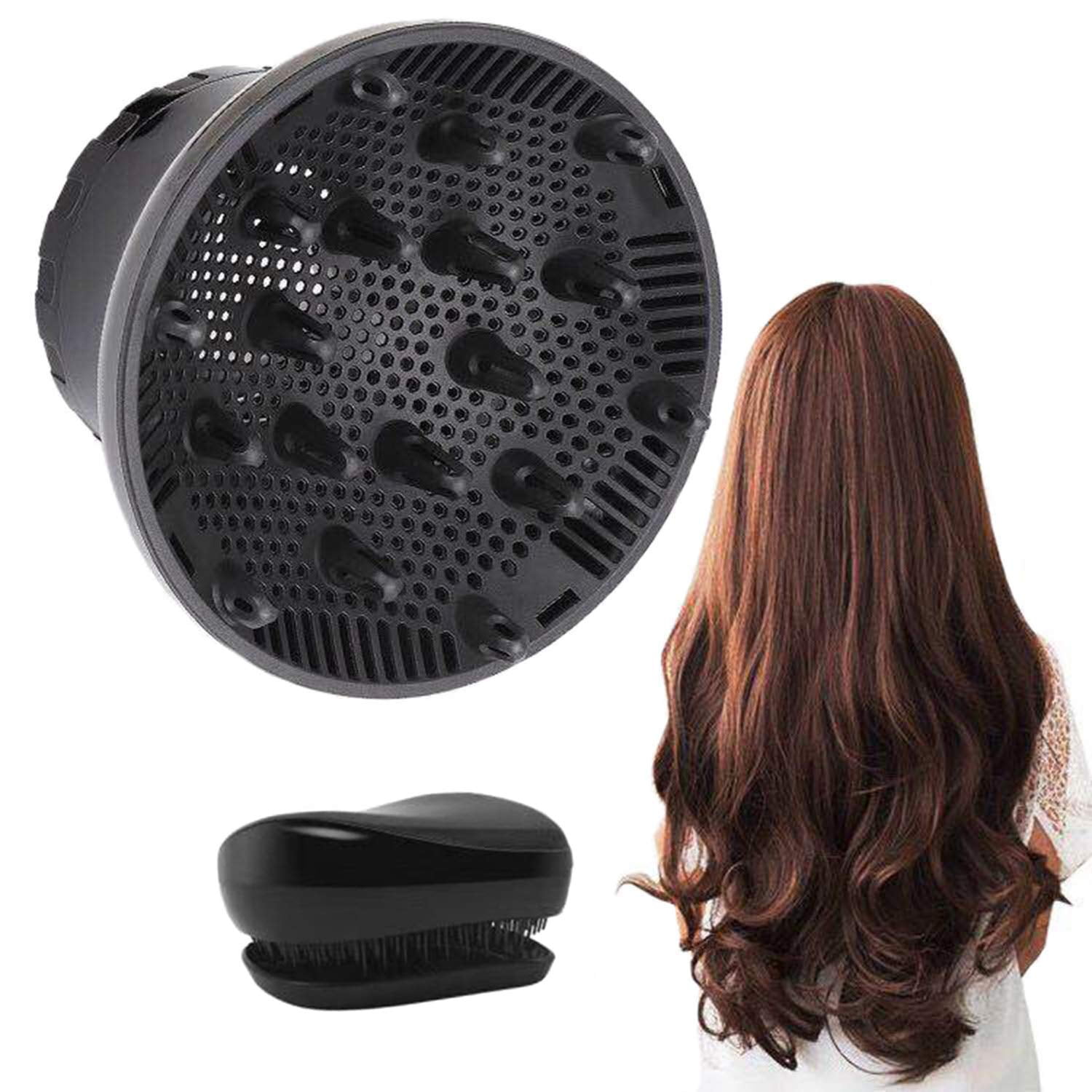 Hair Diffuser, Diffuser Hair Dryer Hair Diffuser Attachment for Curly Hair  Suitable for 1.4-inch to 2.6-inch for Dryer Nozzle Professional Blow Dryer  for Fine Thick Curly Frizzy Wavy Hair - Walmart.com