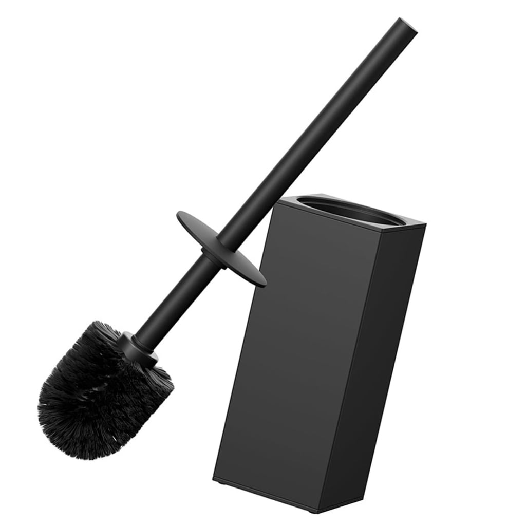 Soft Bristles Toilet Brush & Holder Bathroom Toilet Bowl Brush Easy to Clean