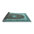 thumbnail image 2 of Ahgly Company Indoor Square Persian Light Blue Traditional Area Rugs, 5' Square, 2 of 4
