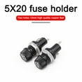 thumbnail image 4 of 10Pcs 5*20Mm Glass Fuse Holders 5X20 Insurance Tube Socket Fuse Holder For Insurance Panel Mount Fuse Holder, 4 of 9