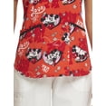 thumbnail image 4 of Scrubstar Women's "Mickey Forever" V-Neck Print Scrub Top WM12T745LA, 4 of 5