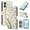 C, variant on Dteck for iPhone 17 Wallet Case with Card Holder, Shockproof PU Leather Flip Cover with RFID Blocking Protective Phone Case with 3 Card Slots Kickstand & Wrist Strap for Women and Men, A